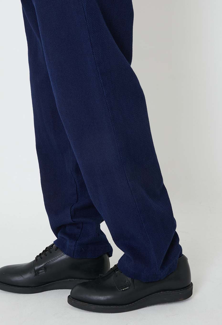 Woven Pure Indigo Nijuorisashiko Trousers - INDIGO