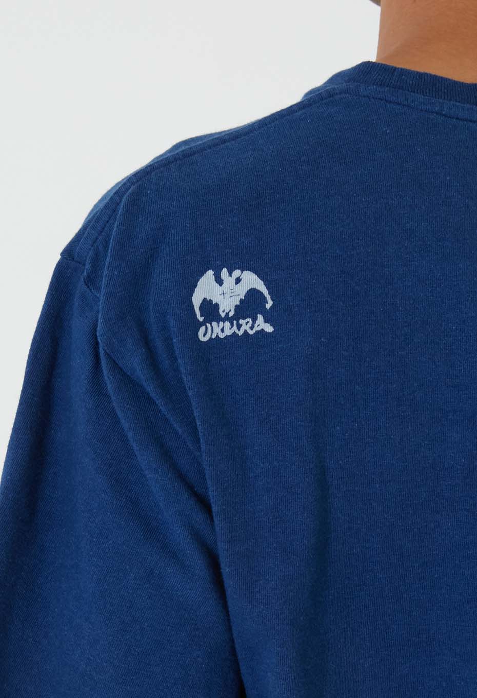 ARIGATO Bassen Indigo T-shirt - INDIGO