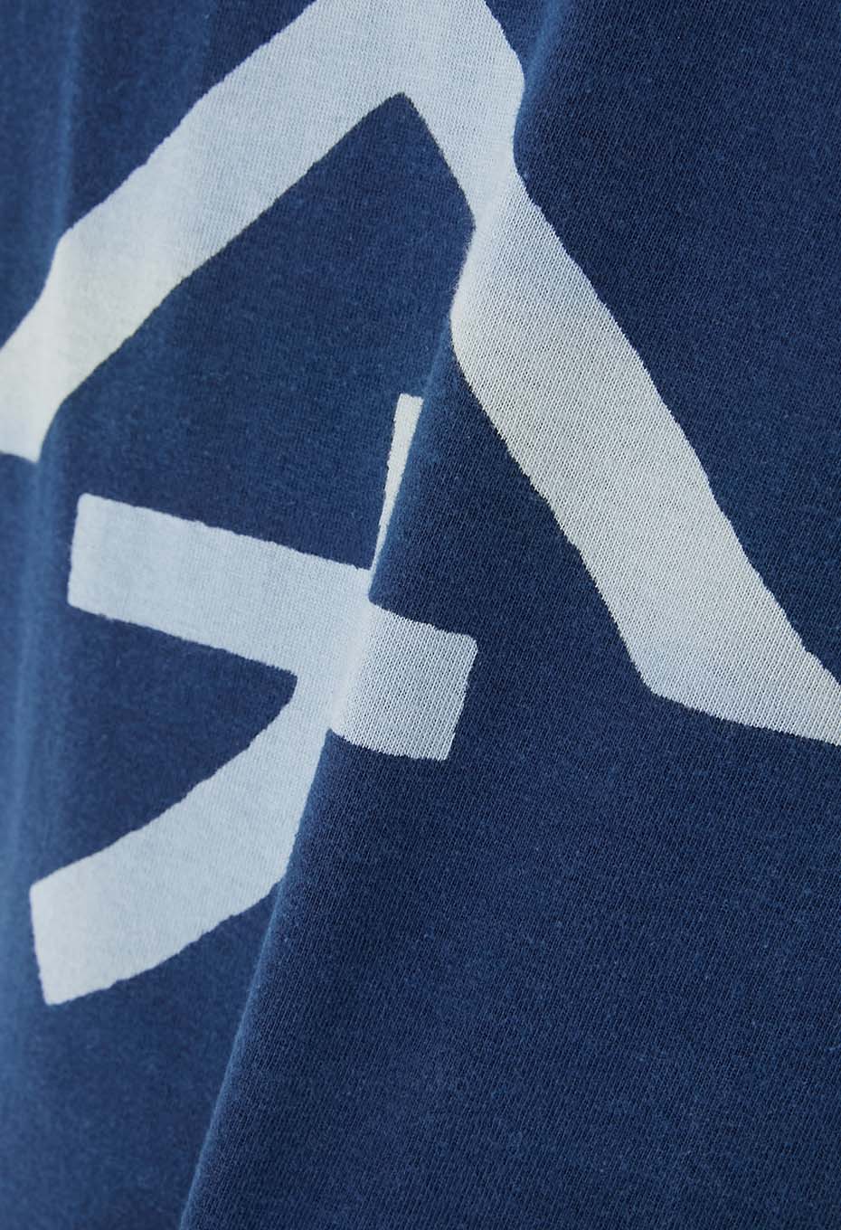 Yamaobassen Indigo Short Sleeve T-shirt - INDIGO