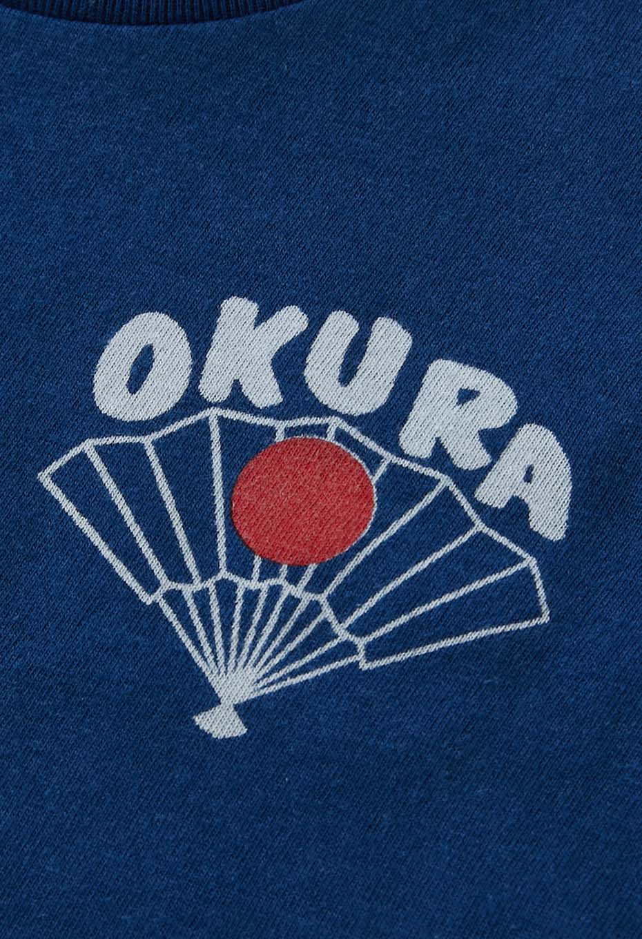 OKURA ヒノマルセンス インディゴ キッズ Tシャツ - INDIGO