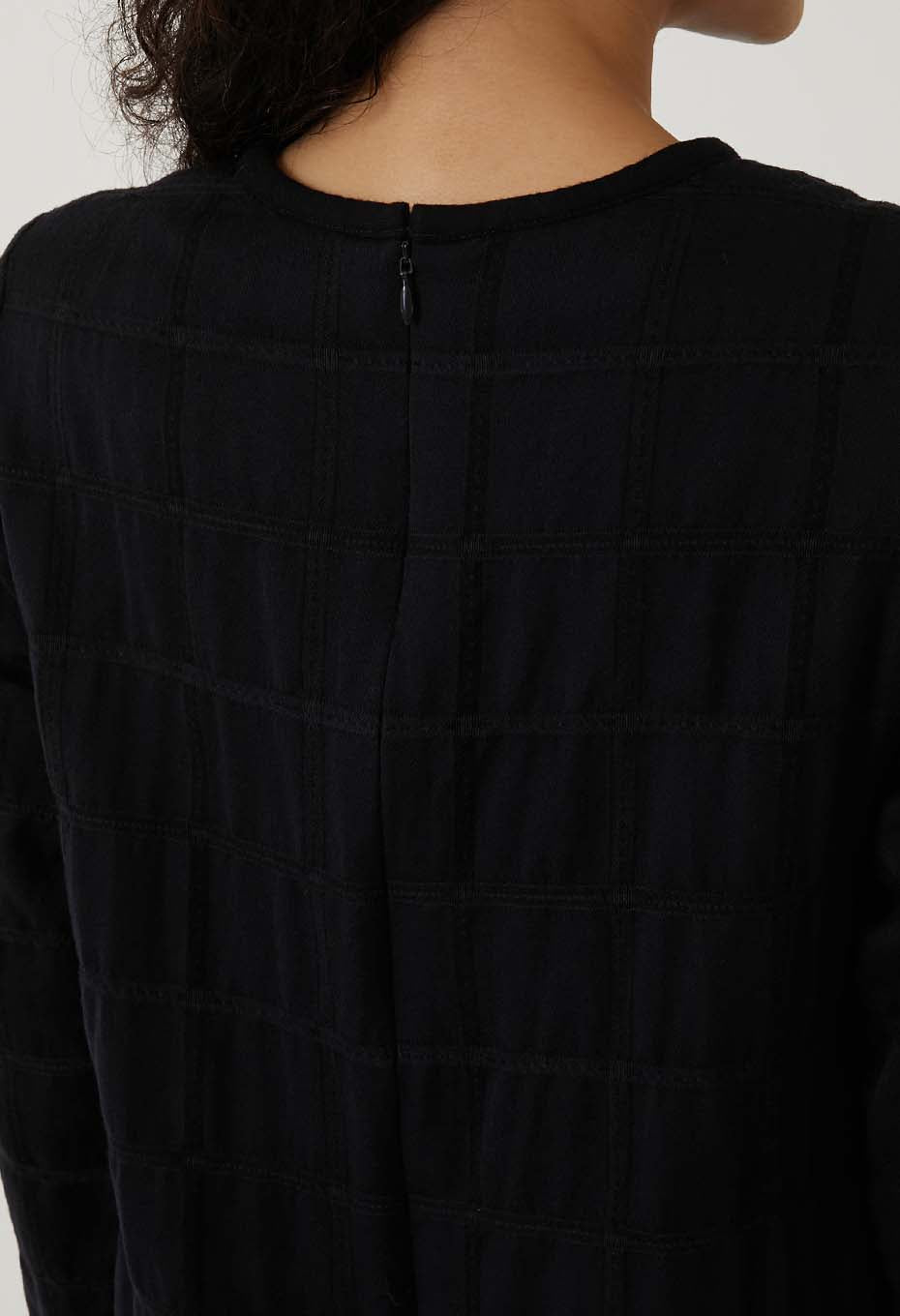REWORK Furoshiki Check Jacquard Dress - ONE