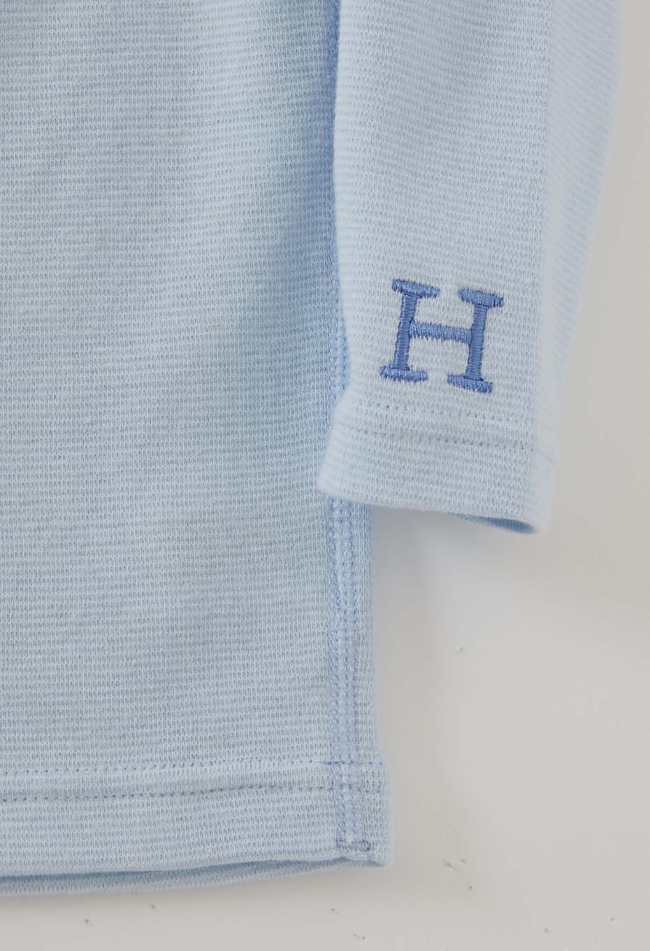 キッズ ストレッチフライス ロングスリーブ  Tシャツ - LIGHT BLUE