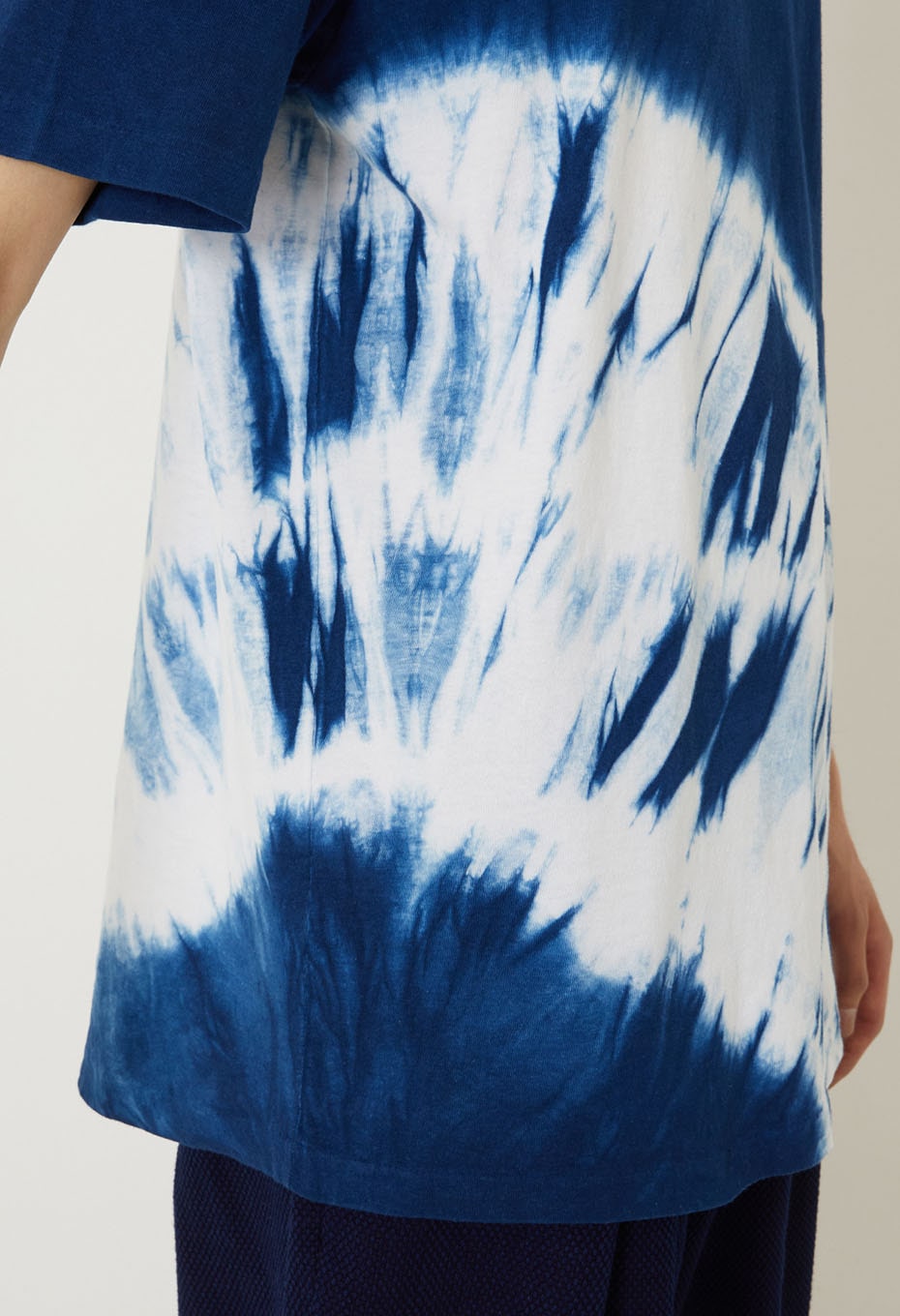 Woven Pure Indigo  Marumaxiboli T-shirt - INDIGO