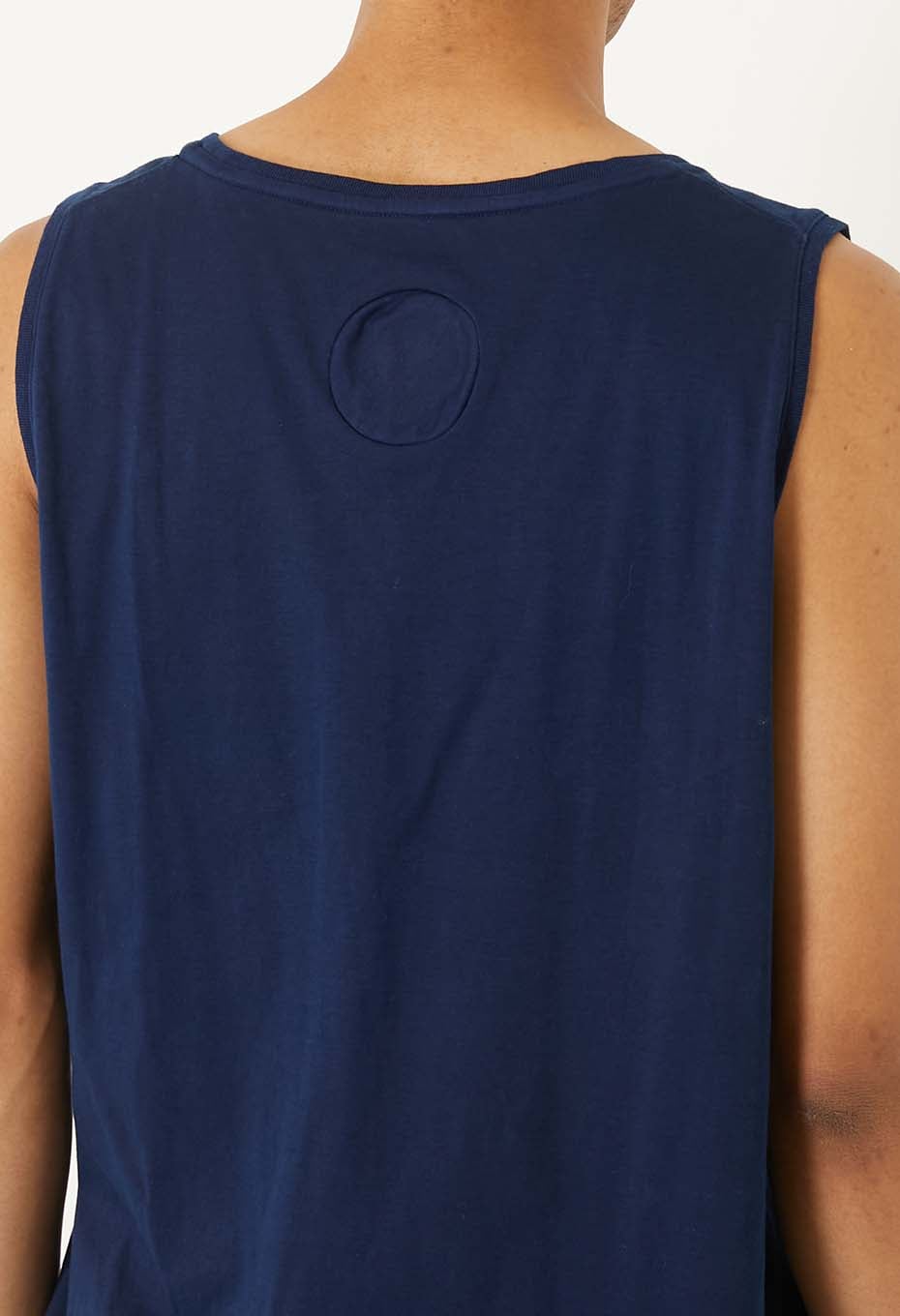 Air Smooth Indigo Tezome Tank Top - INDIGO