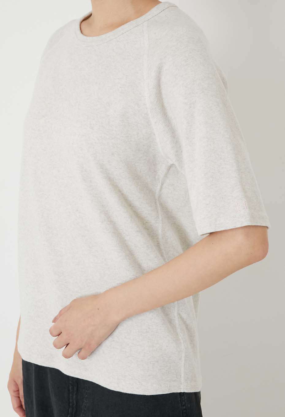 Stretch Fraise Relaxed-fit SS T-shirt Women - NATURAL