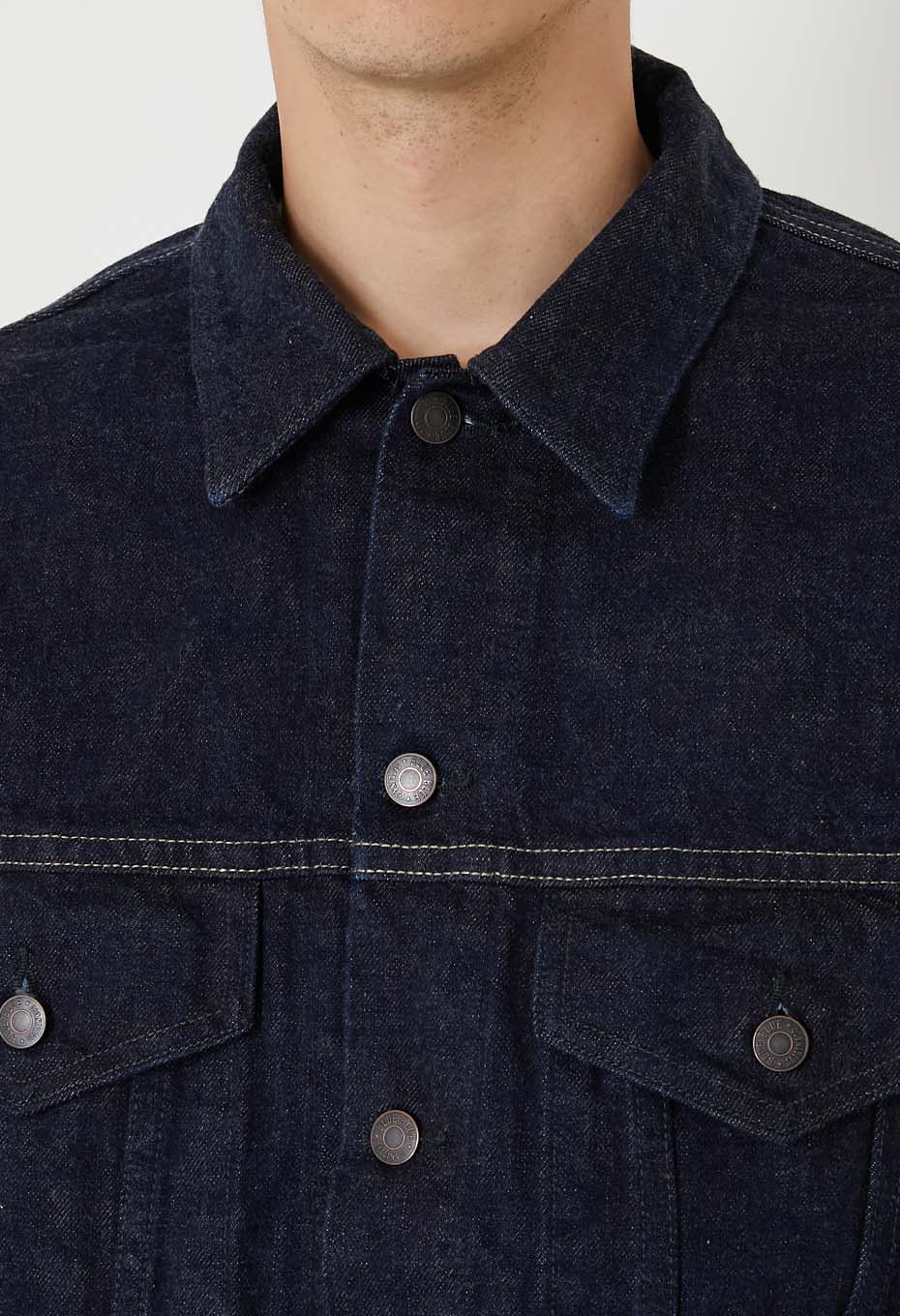 JK01 セルビッチデニム 3rdタイプ トラッカージャケット - INDIGO