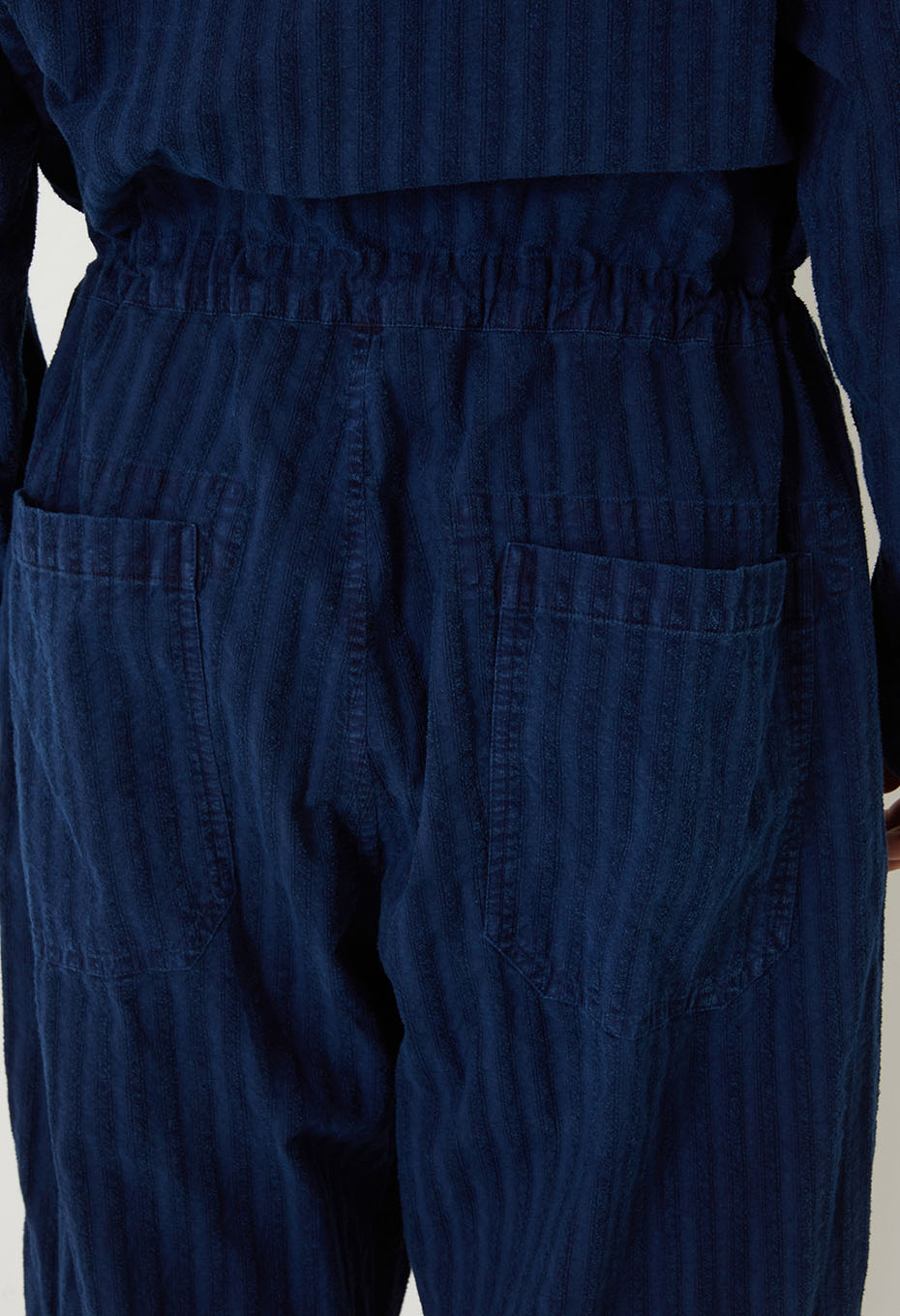 Bouclé Stripe All-in-One - INDIGO