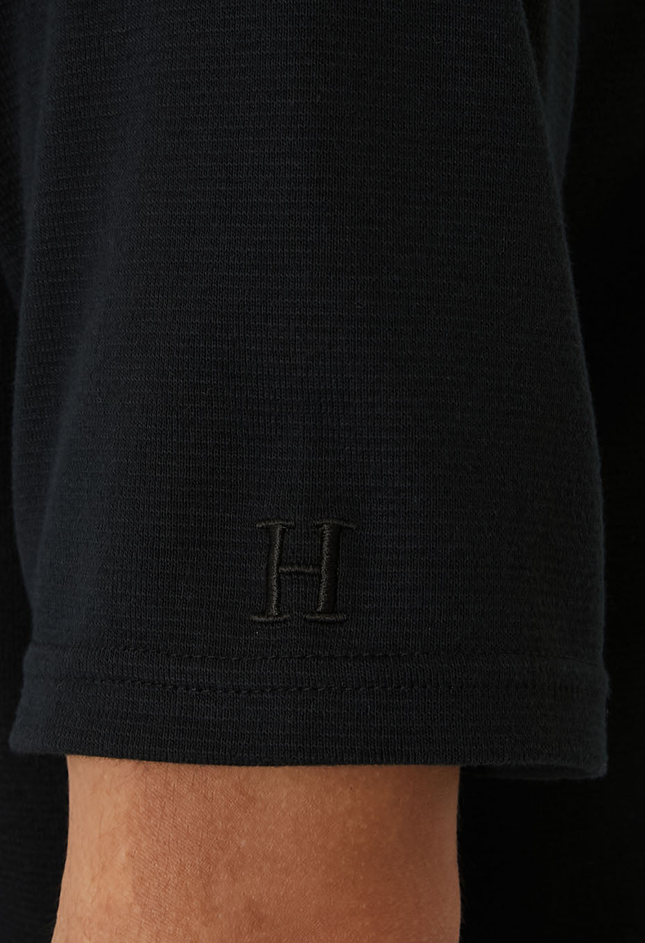 WILDSIDE × HOLLYWOOD RANCH MARKET /Stretch Fraise Short sleeve T-shirt - BLACK