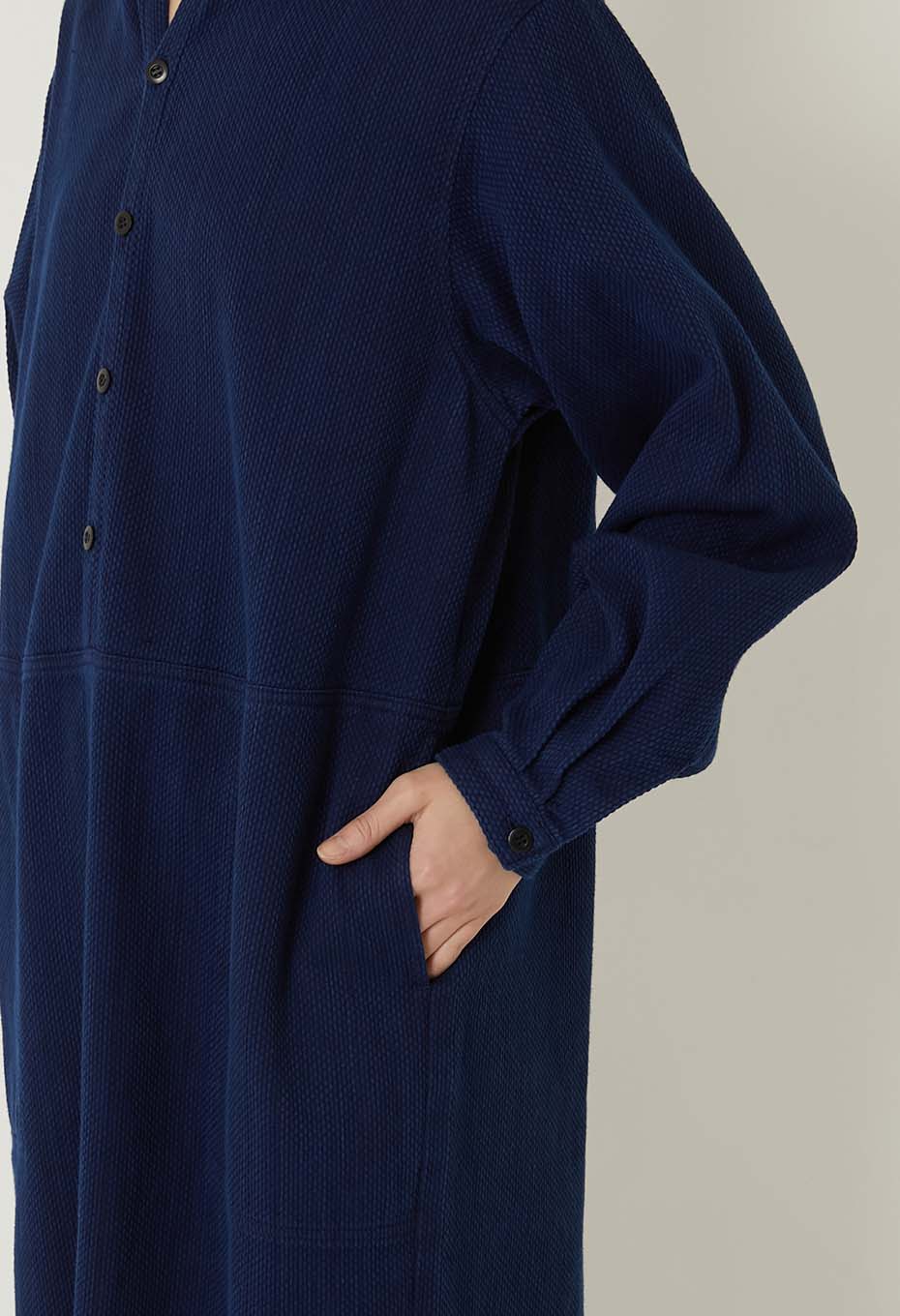 カセゾメサシコ スモックワンピース - INDIGO