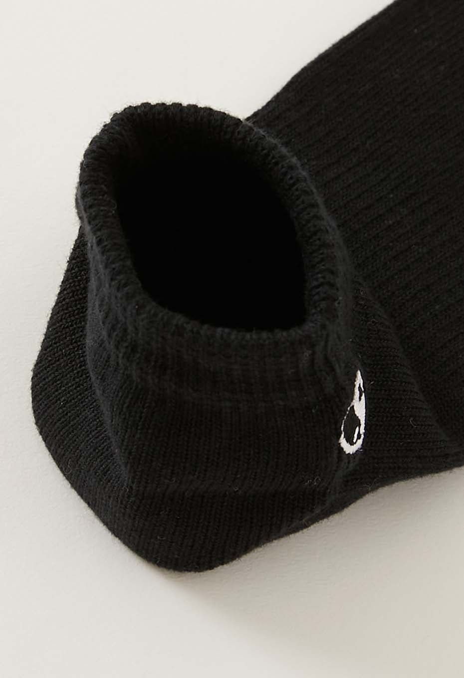 OKURA Invisible Five Toe Socks Ankle Socks - BLACK