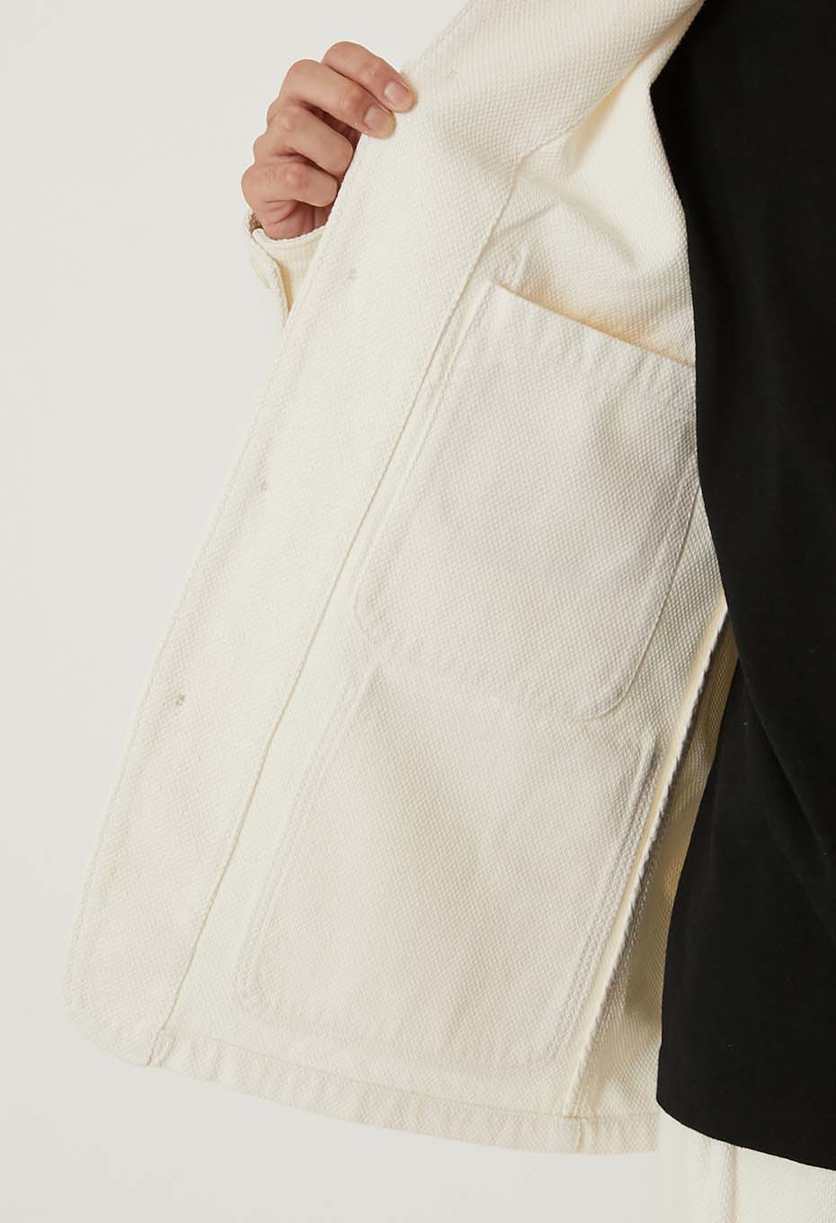 Kotsubusashiko coverall - NATURAL