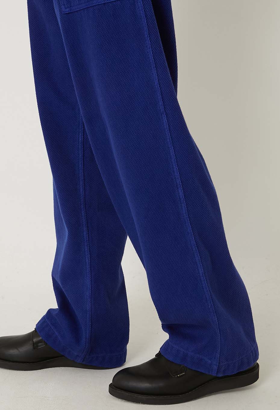 Blue Indigo Sashiko Tezome Baker's Pants - INDIGO