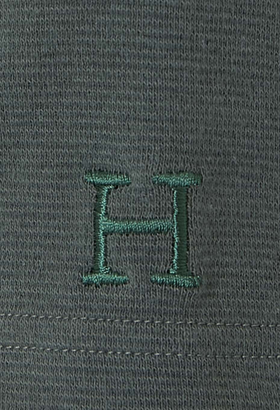 ストレッチフライス Vネックショートスリーブ Tシャツ - GREEN