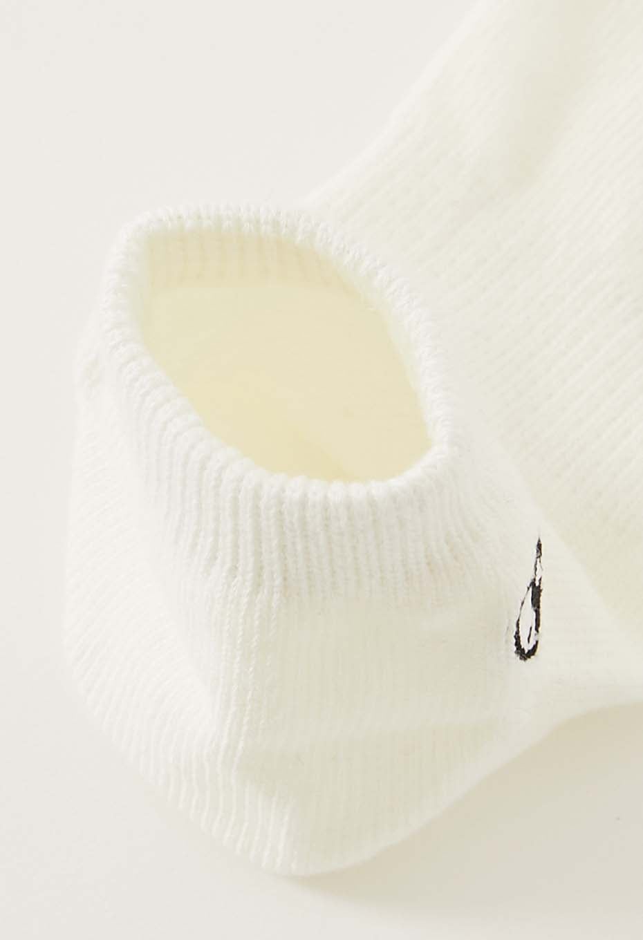 OKURA Invisible Five Toe Socks Tabi Ankle Socks - WHITE