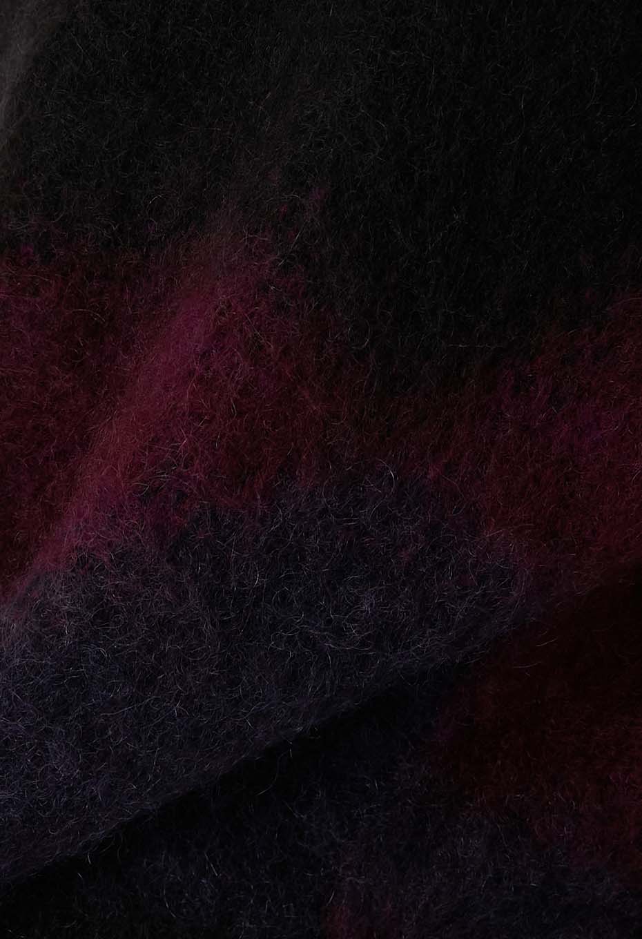 シャギーグラデーション プルオーバーニット - DARK NAVY
