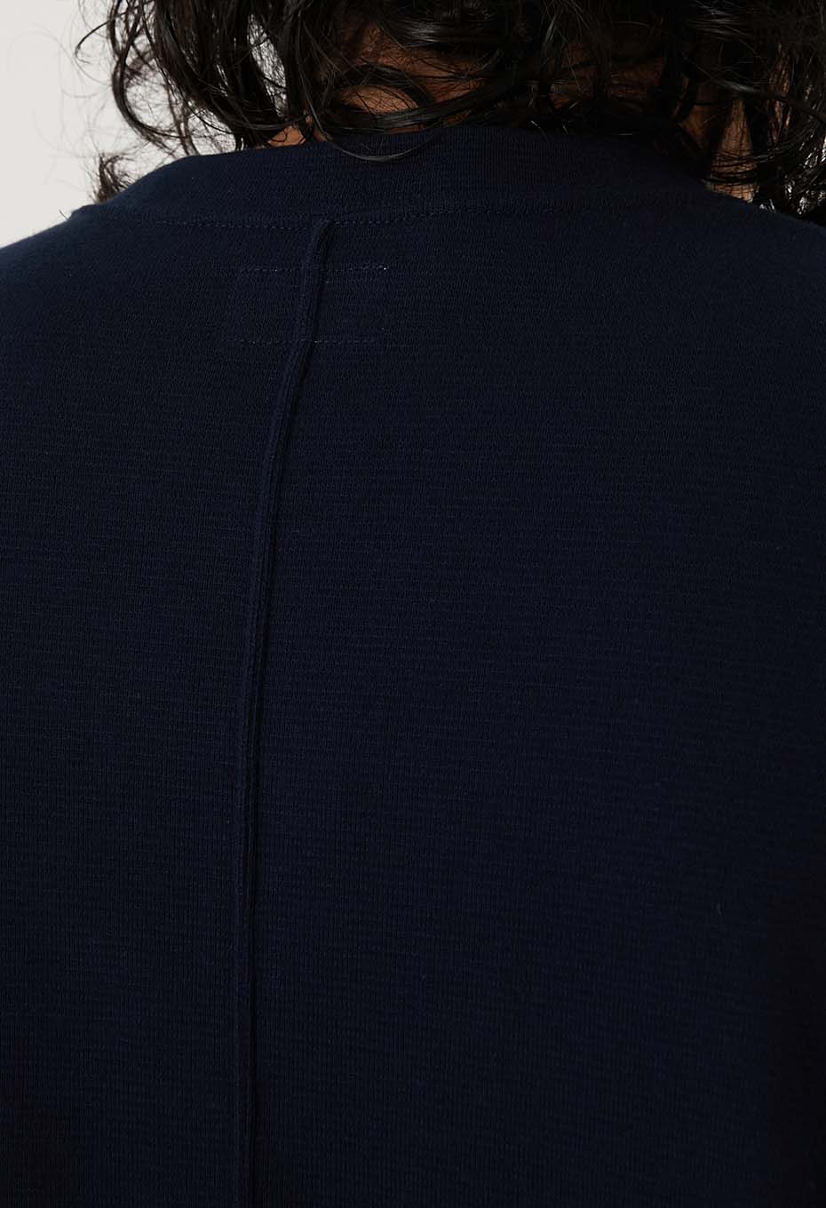 ストレッチフライス ヘムリブ ショートスリーブ Tシャツ - DARK NAVY