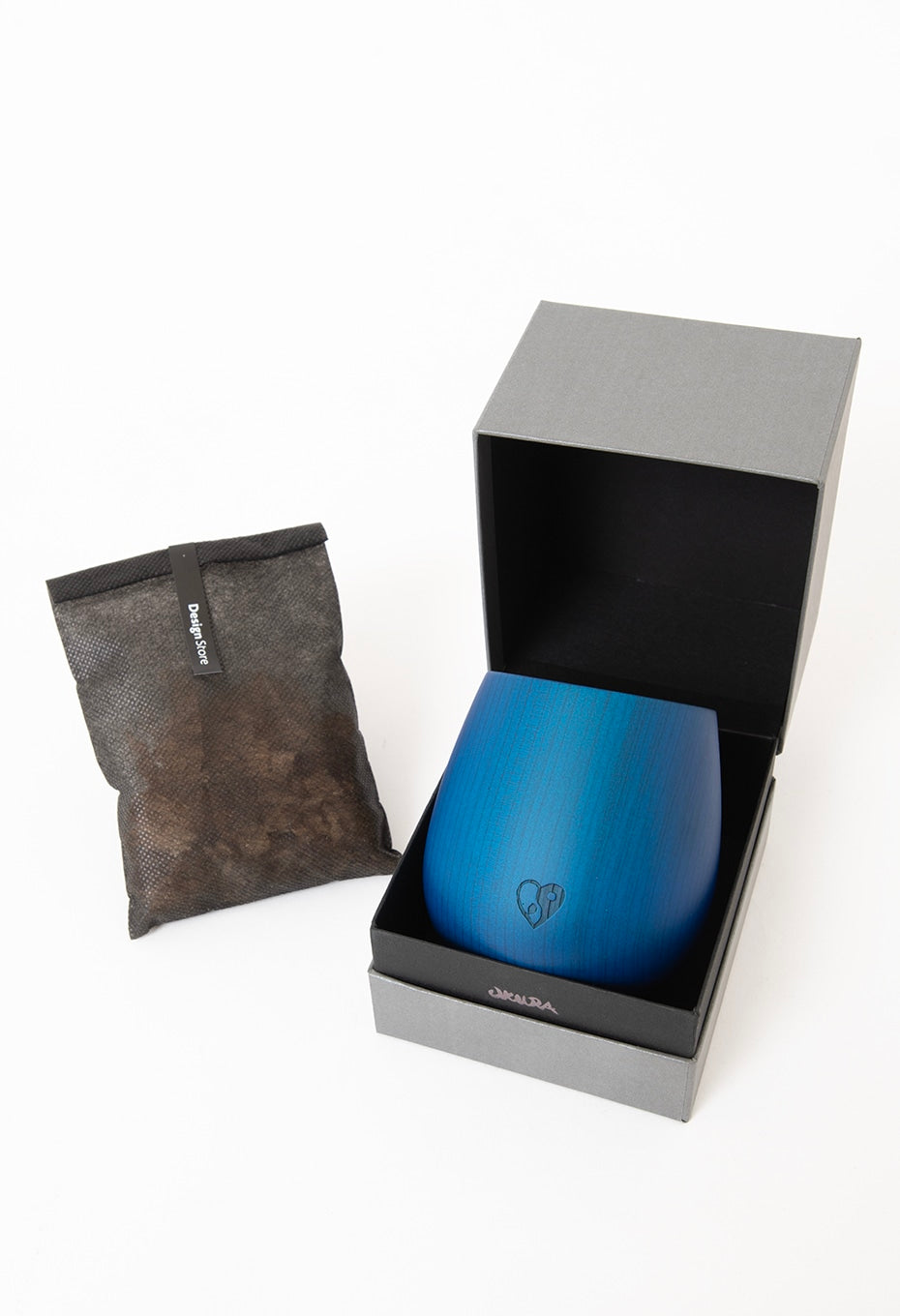 OKURA Echizen lacquer round type tumbler - BLUE