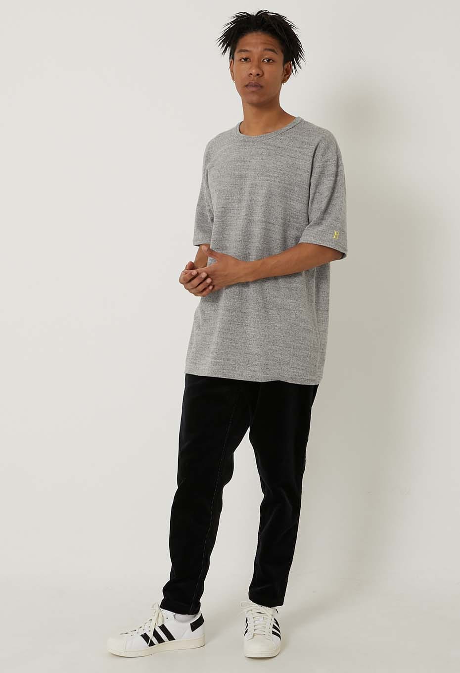 ストレッチフライス コンフォータブル ショートスリーブ Tシャツ - GREY