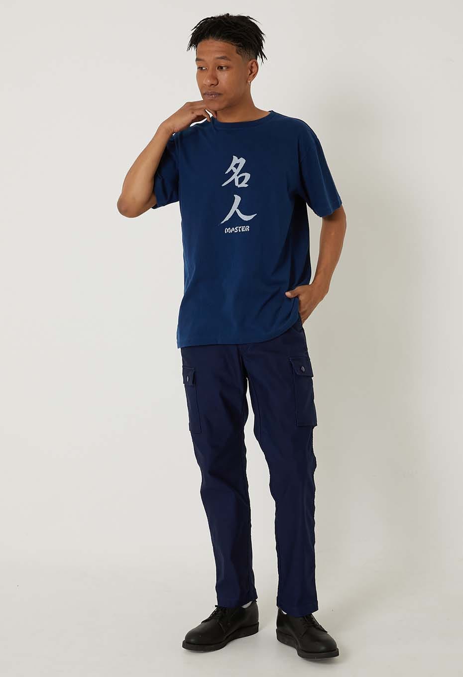 名人 バッセン インディゴＴシャツ - INDIGO