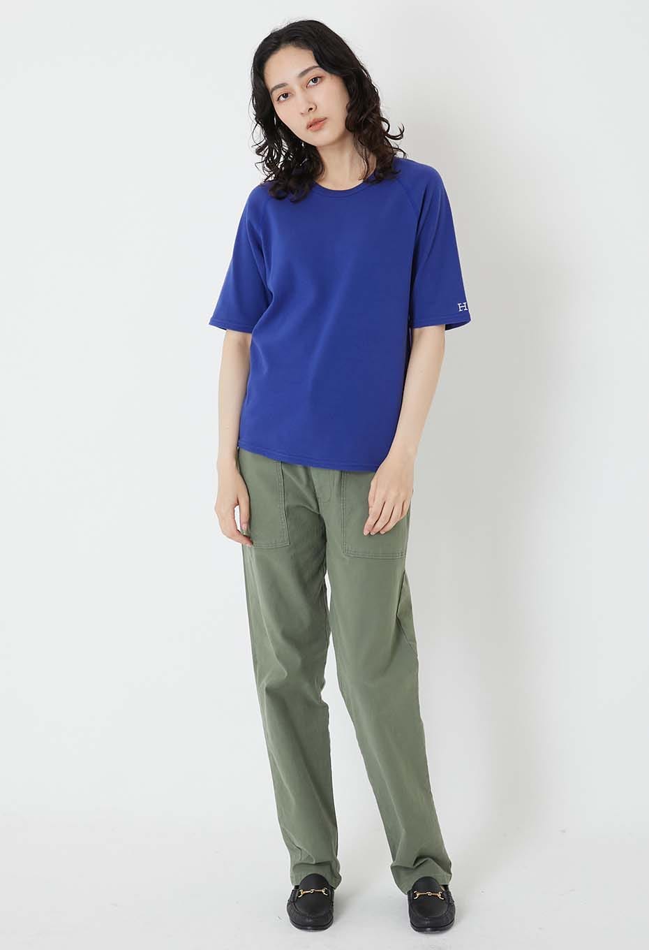 Stretch Fraise Relaxed-fit SS T-shirt Women - INK BLUE