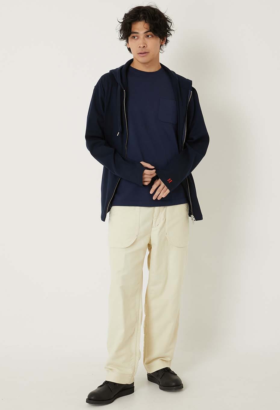 Stretch Fraise 9.5oz ZIPUP Parka - DARK NAVY