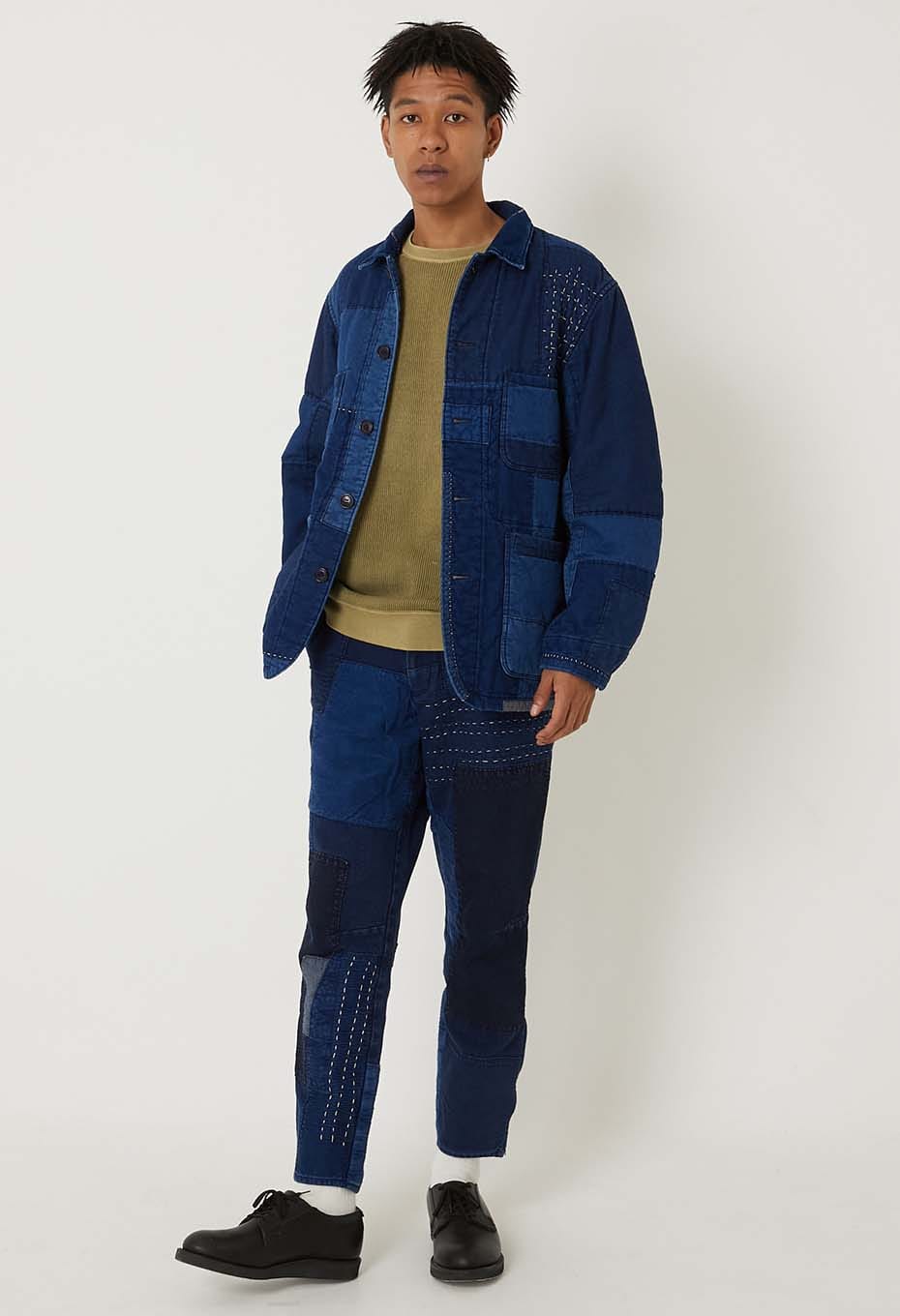 Nenrin Sashiko Matsuri Pants - INDIGO