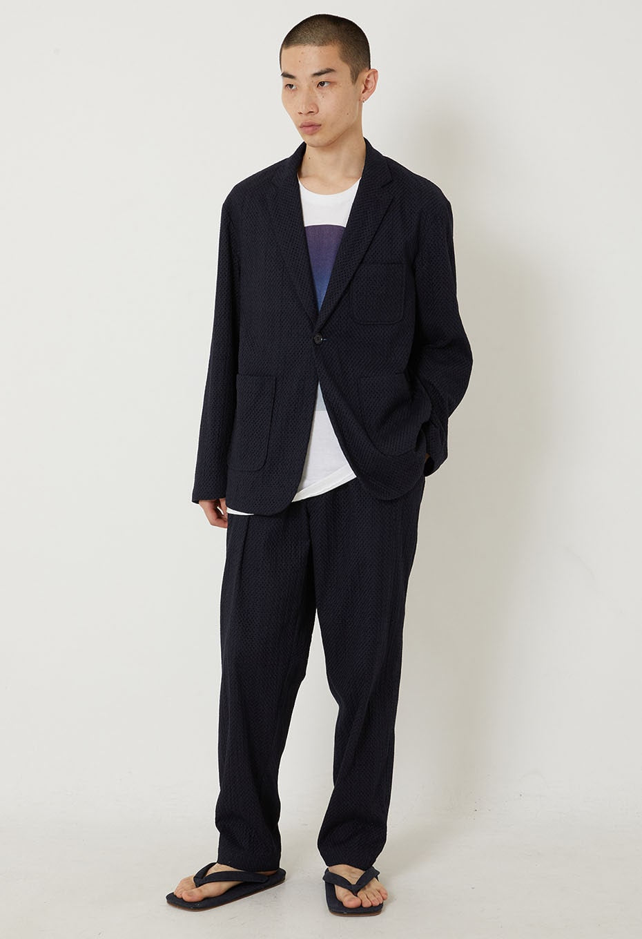 Meyer Lace 1B Tailor Jacket - DARK NAVY