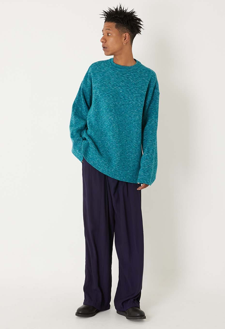 Shimasashi Koshishu Indigo Tezome Easy Pants - INDIGO