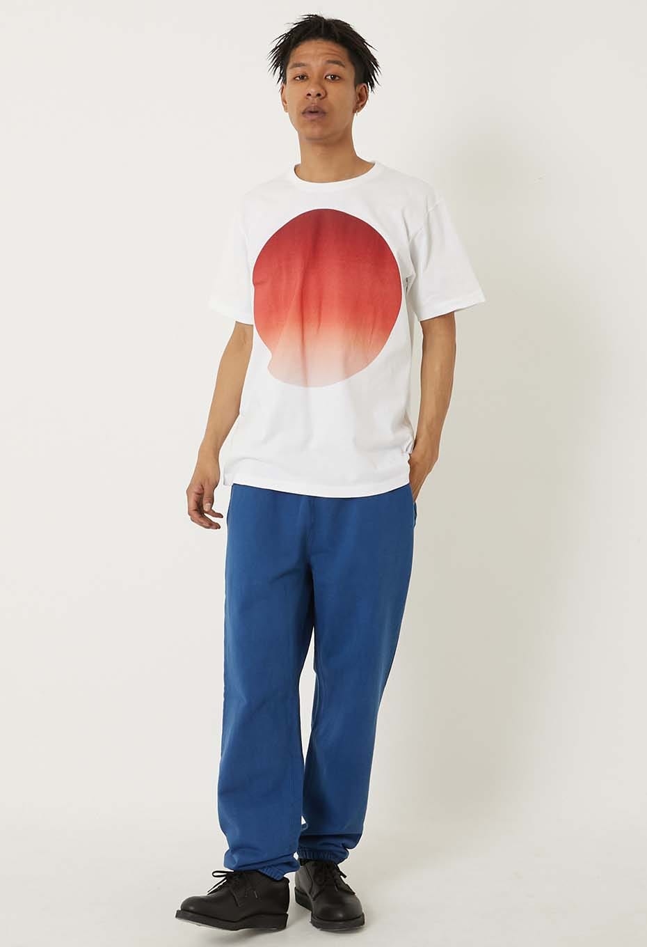 Oomaru gradation short sleeve T-shirt - RED