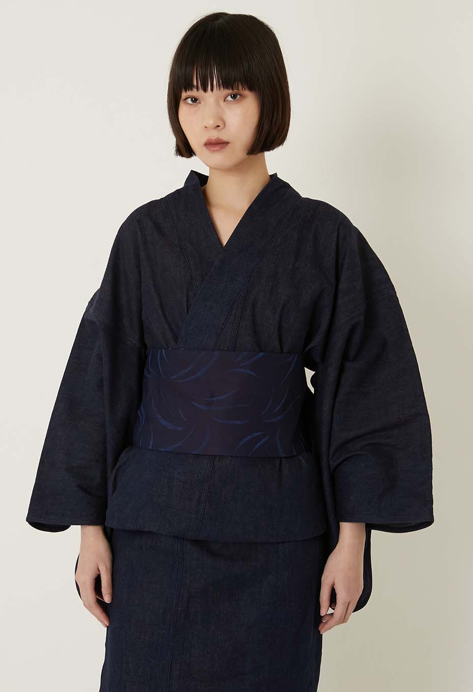 インディゴメブキ ジャカードハンハバオビ - INDIGO