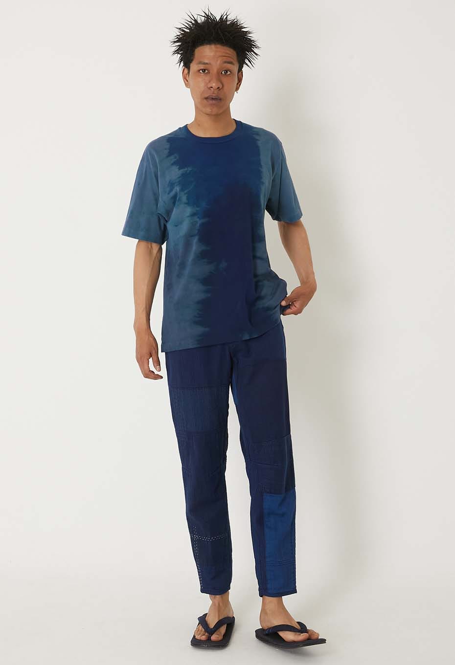 Organic Cotton Teshibori Bassen T-Shirt - ONE