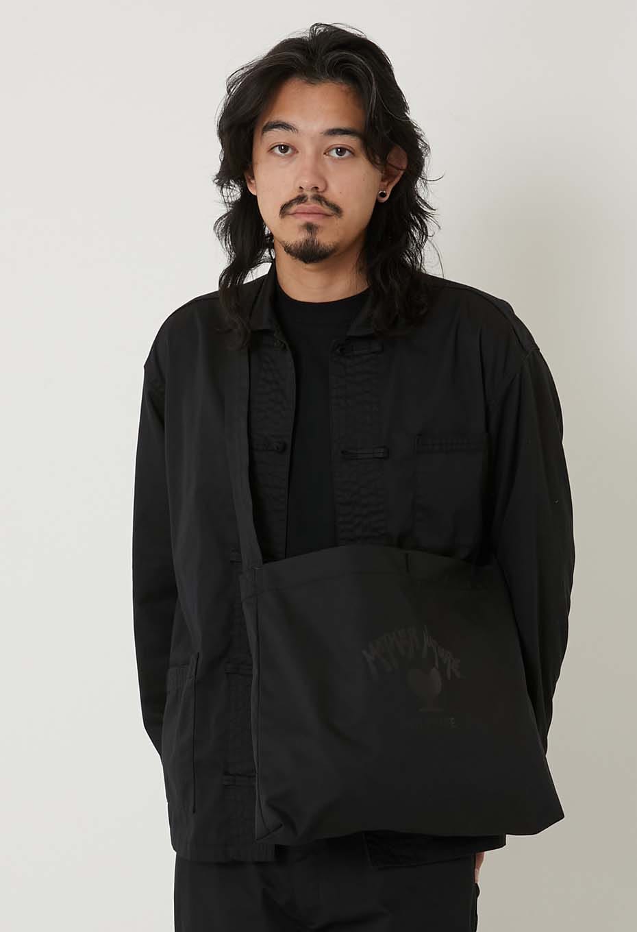 WILDSIDE × HOLLYWOOD RANCH MARKET /Book Tote - BLACK
