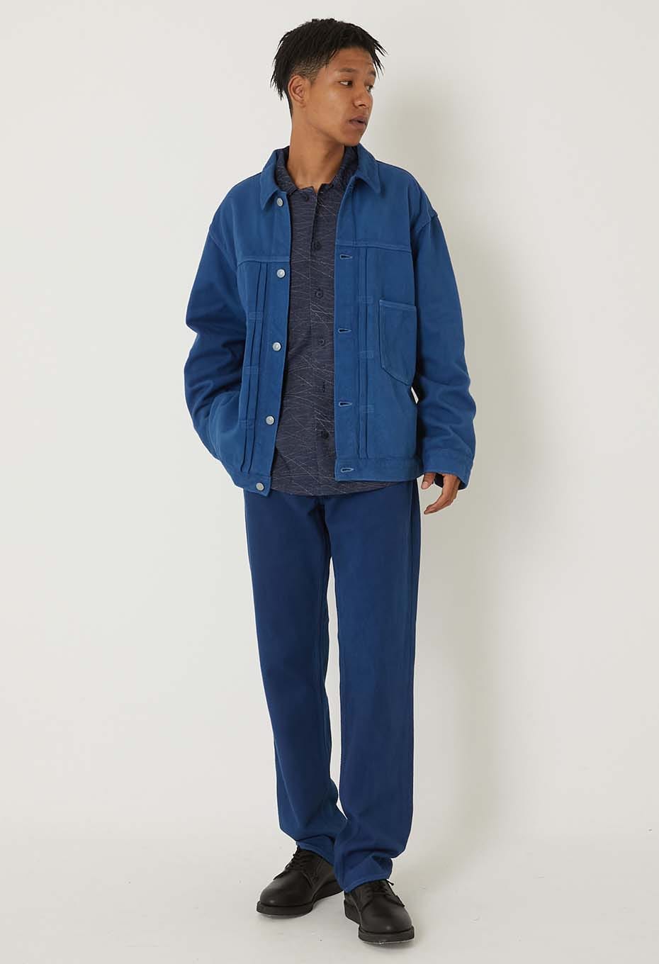 REWORK Indeigo Kotsubusashiko Trucker Jacket - INDIGO