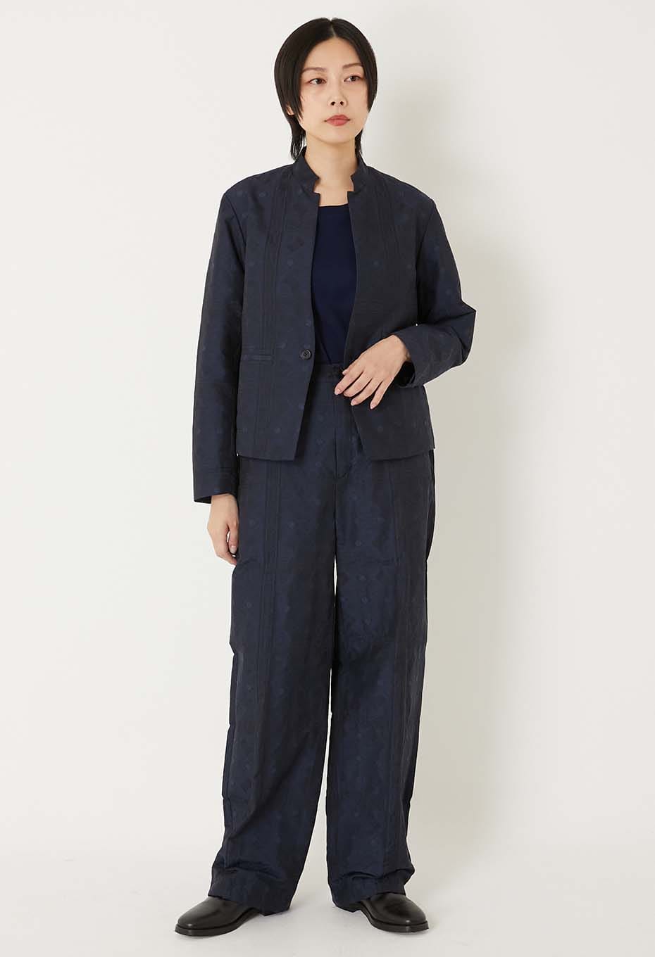 Mizuhiki Jacquard 1B Jacket Women's - DARK NAVY