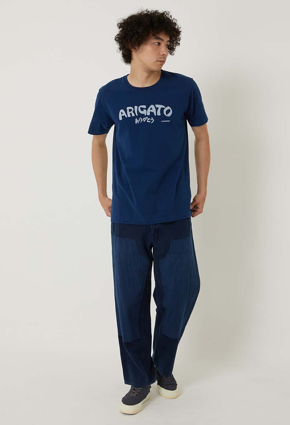 ARIGATO バッセン インディゴ Ｔシャツ - INDIGO