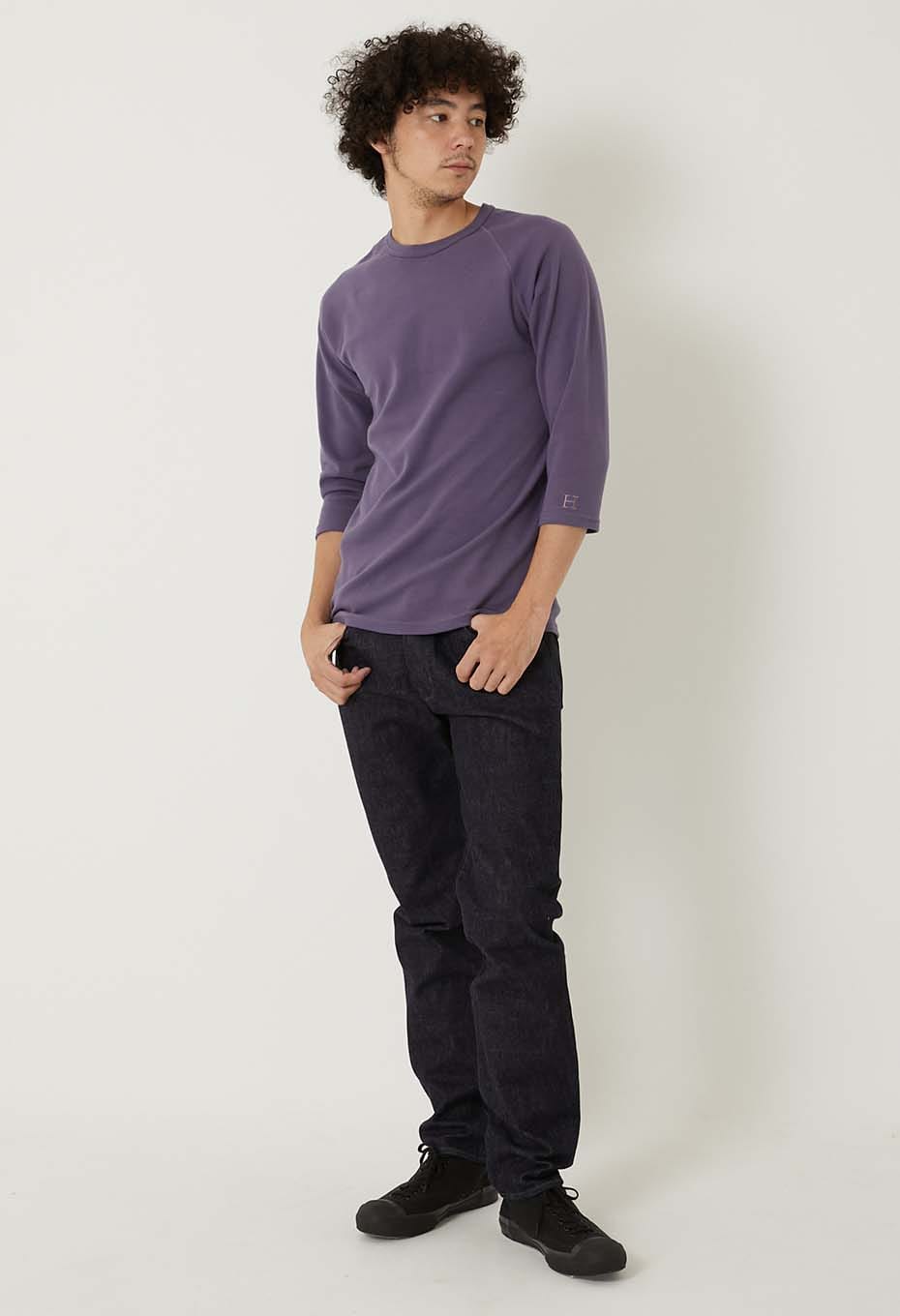 ストレッチフライス ハーフスリーブ Tシャツ - DK PURPLE