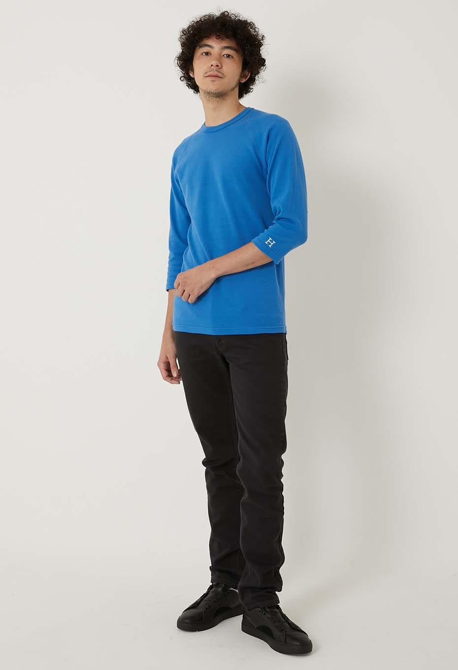 ストレッチフライス ハーフスリーブ Tシャツ - ROYAL BLUE