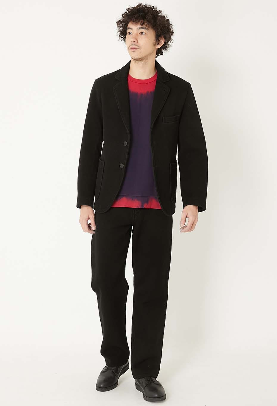 Nijuorisashiko dark black jeans - BLACK