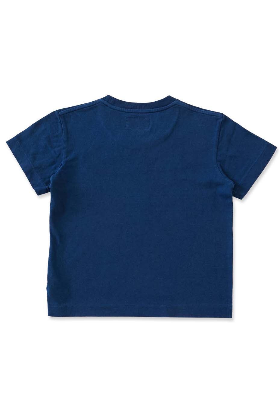 OKURA ヒノマルセンス インディゴ キッズ Tシャツ - INDIGO