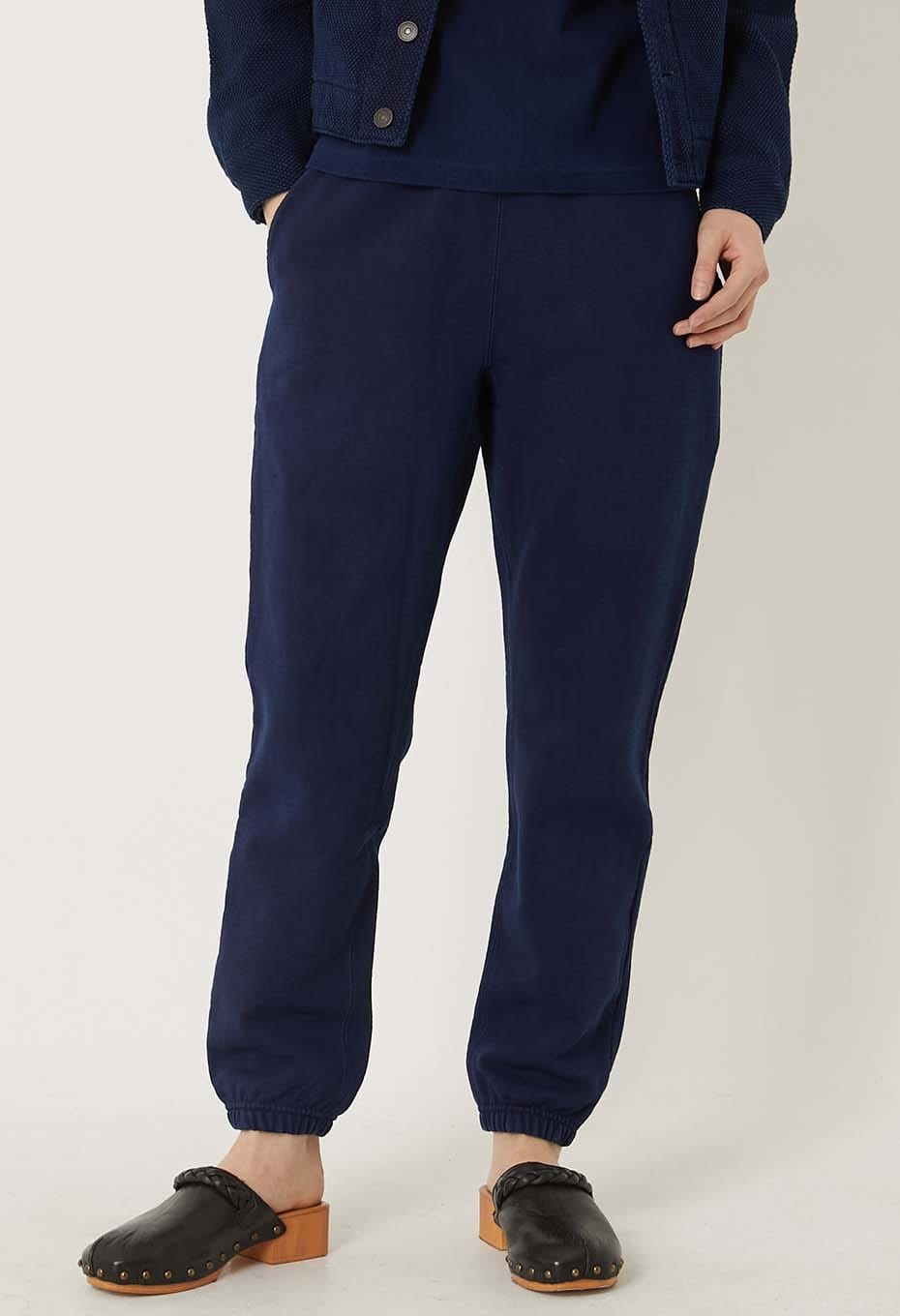 Organic Urake Tezome Sweatpants Unisex - INDIGO