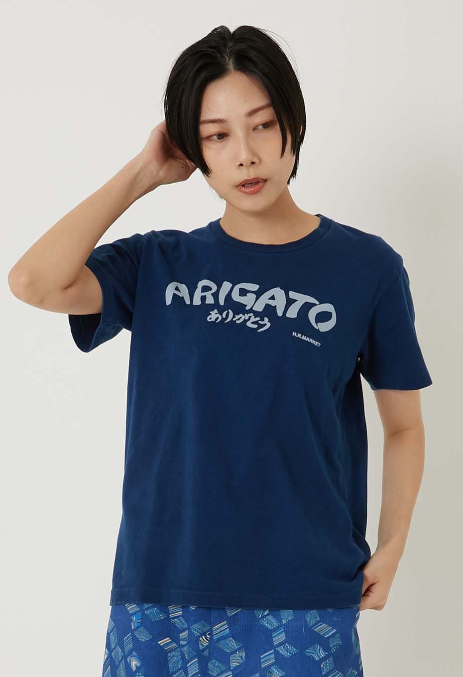 ARIGATO バッセン インディゴ Ｔシャツ - INDIGO