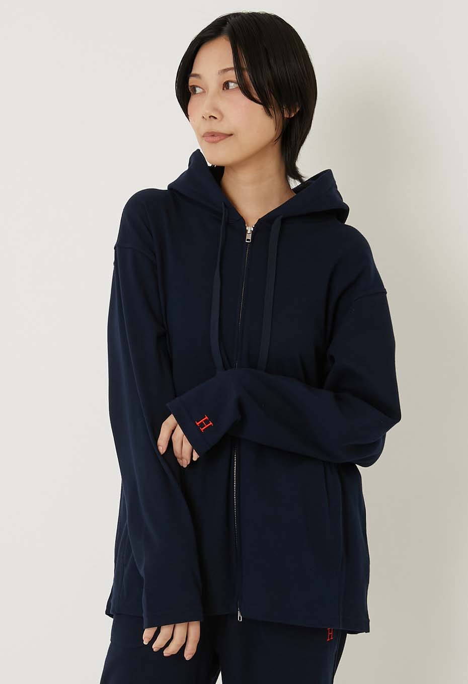 Stretch Fraise 9.5oz ZIPUP Parka - DARK NAVY
