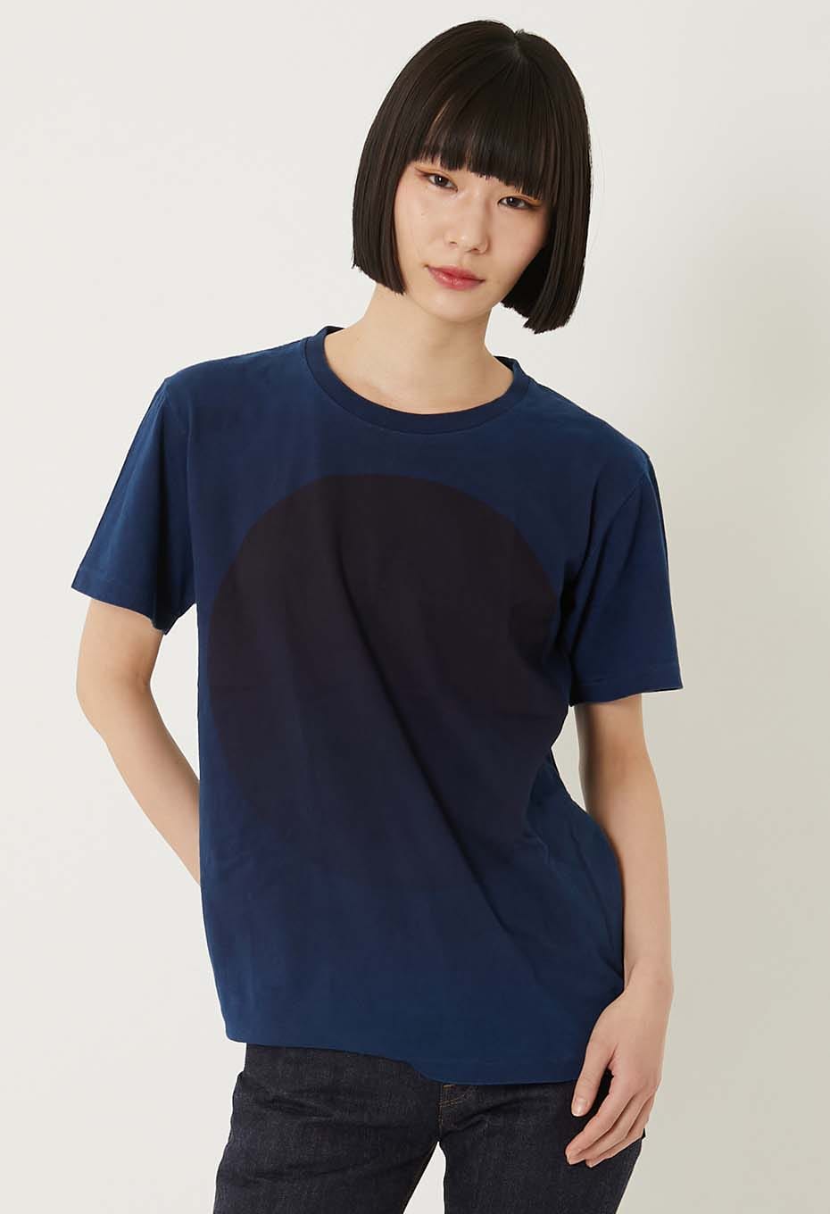 REWORK オオマルインディゴ ショートスリーブTシャツ - INDIGO