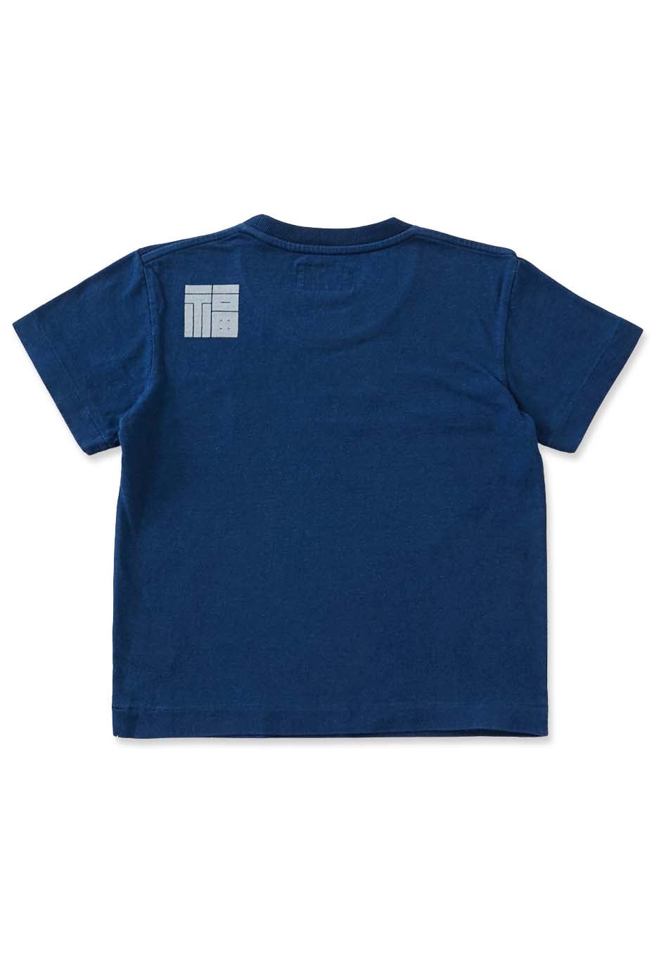 OKURA フクスケ インディゴキッズ ショートスリーブTシャツ - INDIGO