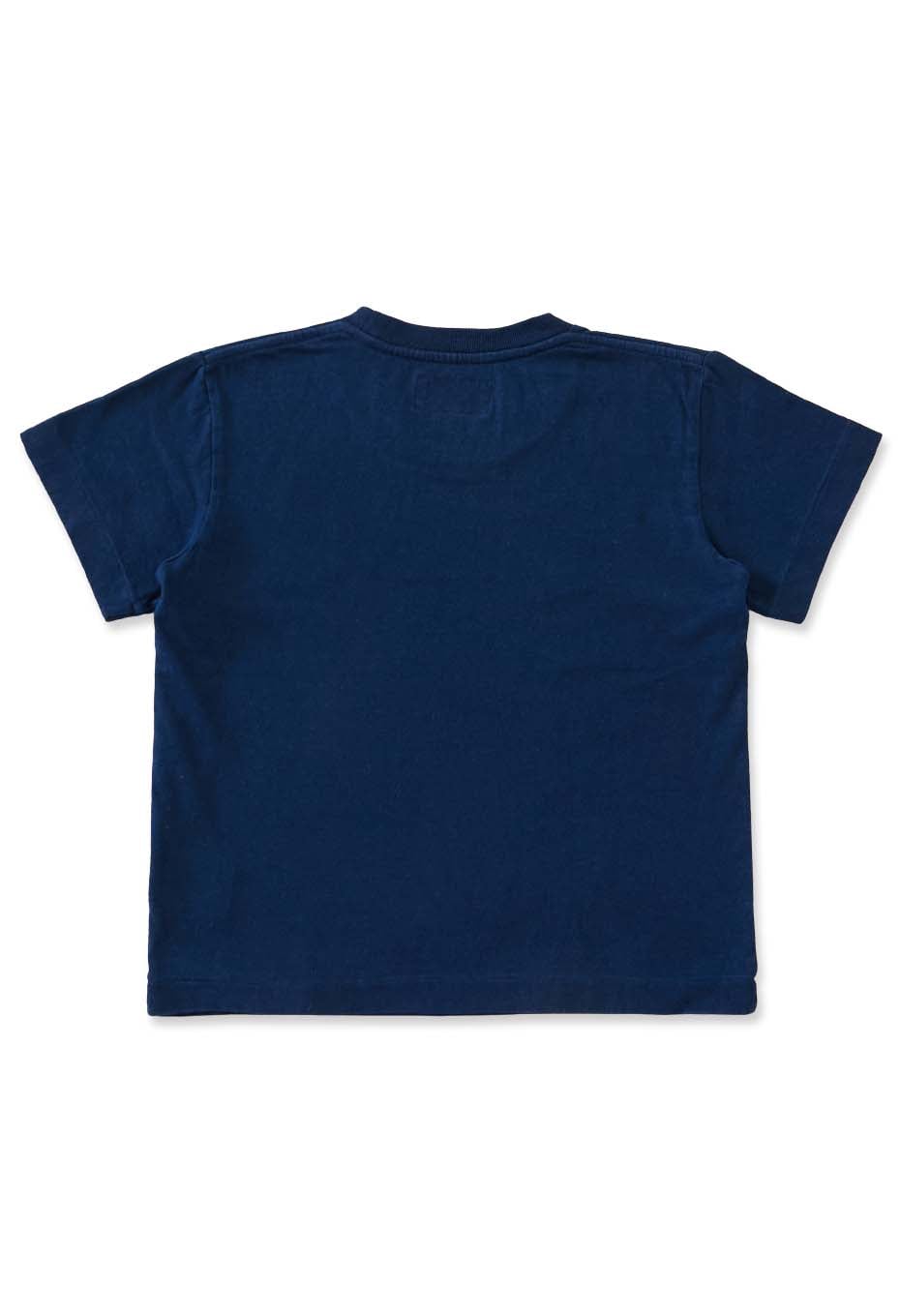 ヒラガナトウキョウバッセン インディゴショートスリーブ キッズTシャツ - INDIGO