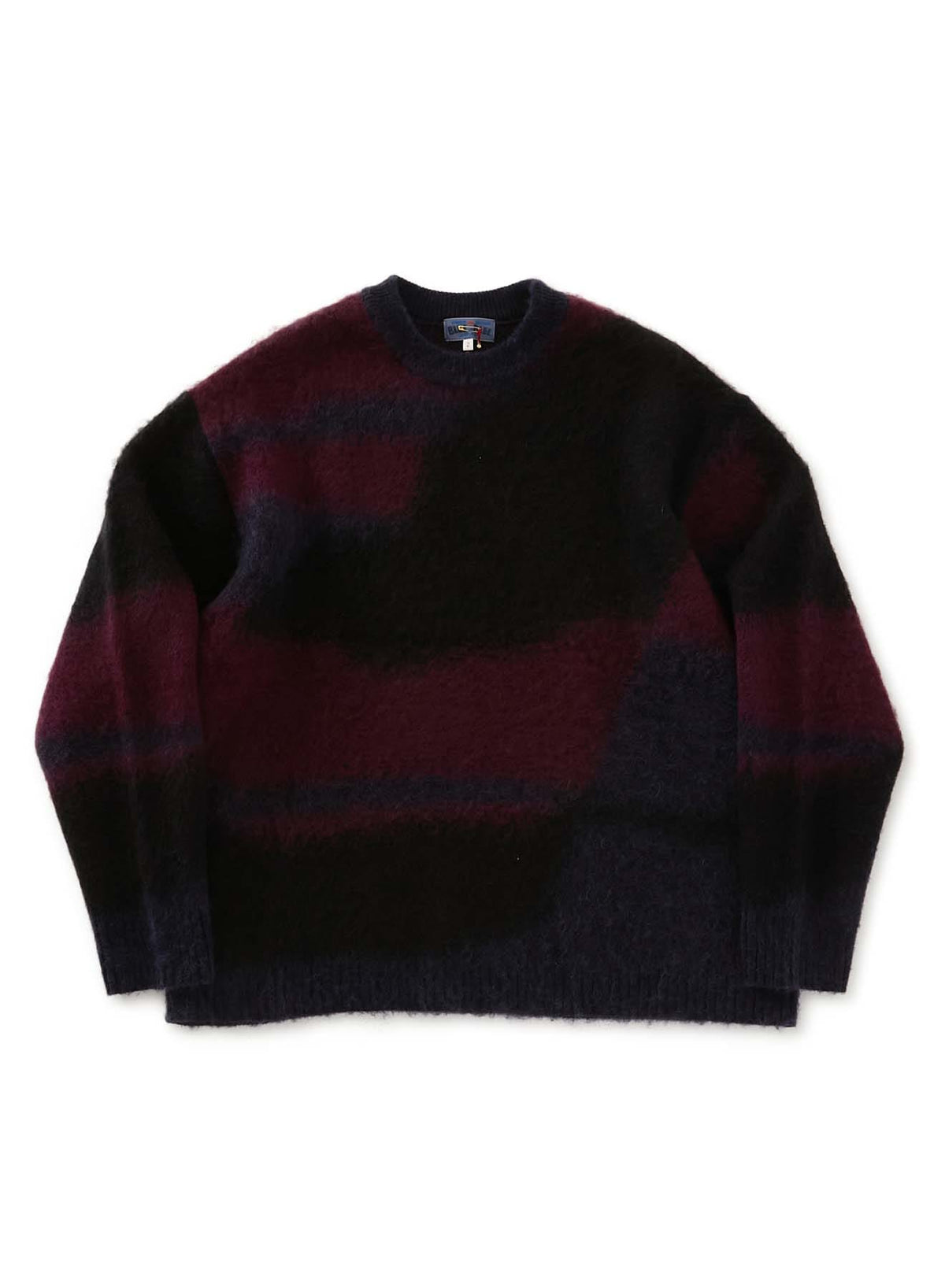 シャギーグラデーション プルオーバーニット - DARK NAVY