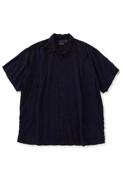シマサシコシシュウ インディゴテゾメ ショートスリーブシャツ - INDIGO