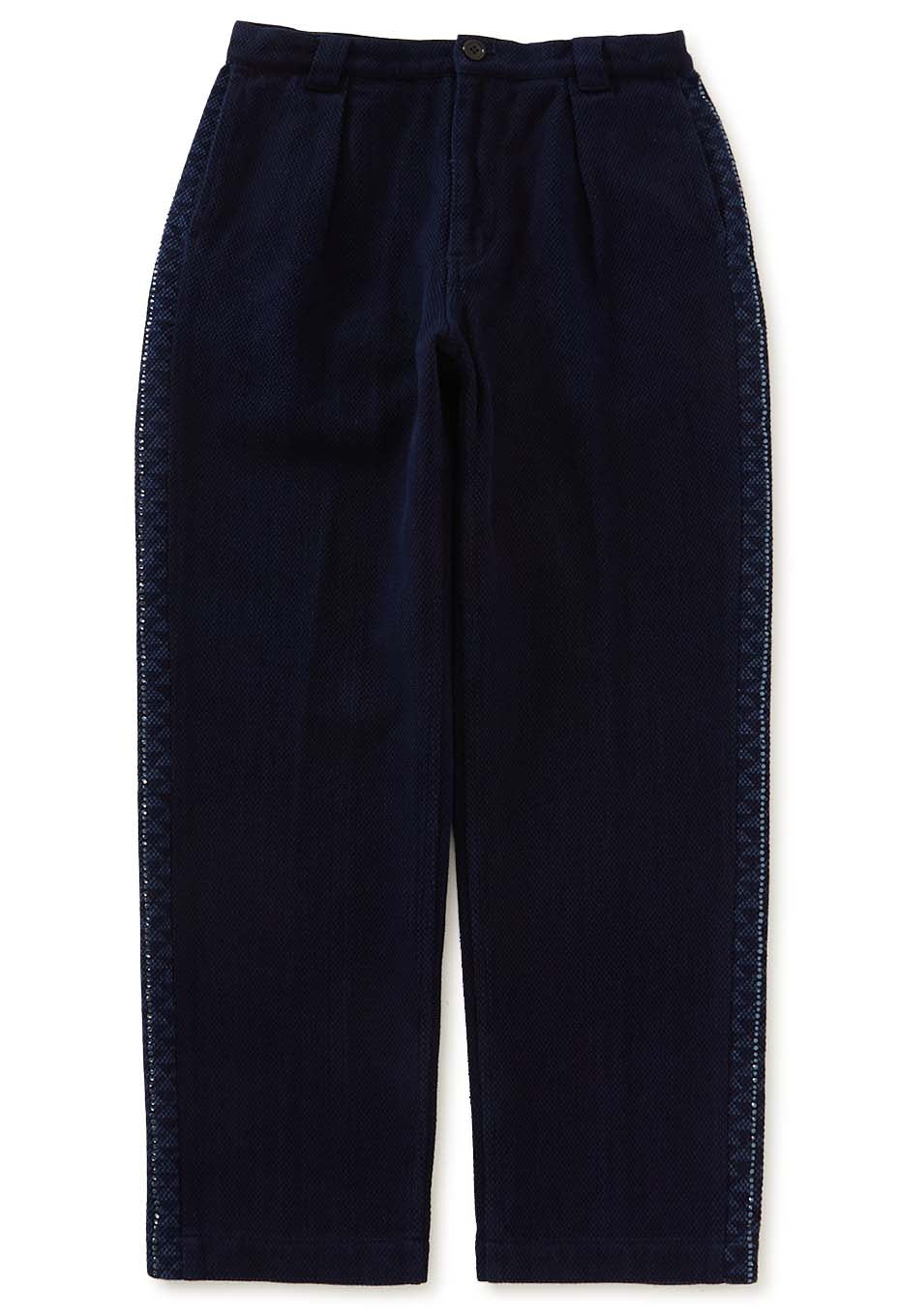 SW Woven Pure Indigo Light Sashiko Fireman Pants - INDIGO