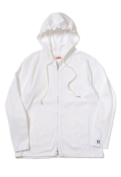 Stretch Fraise 9.5oz ZIPUP Parka - WHITE