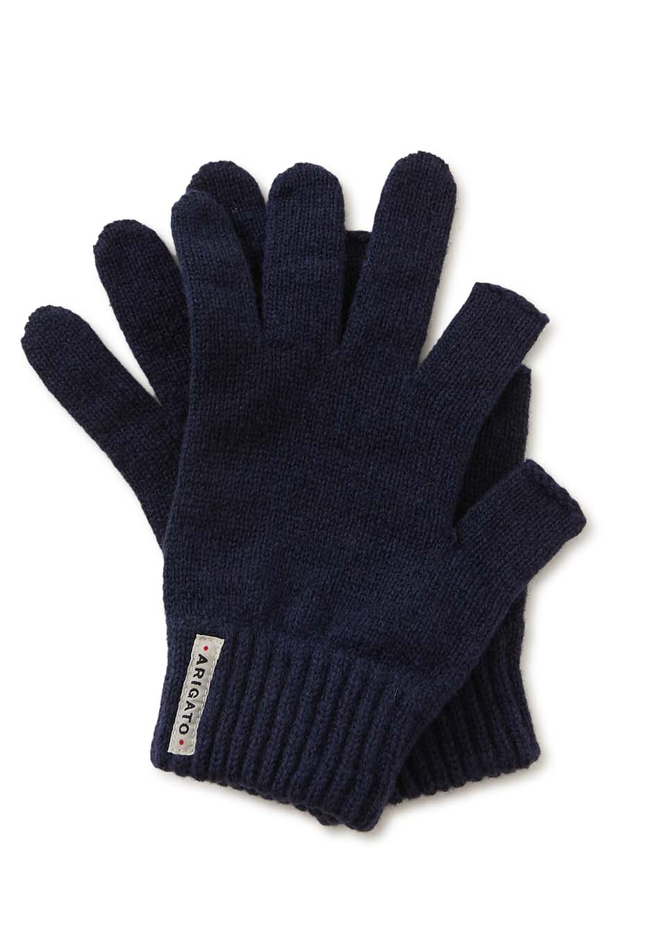 リサイクルカシミア ユビヌキグローブ - DARK NAVY